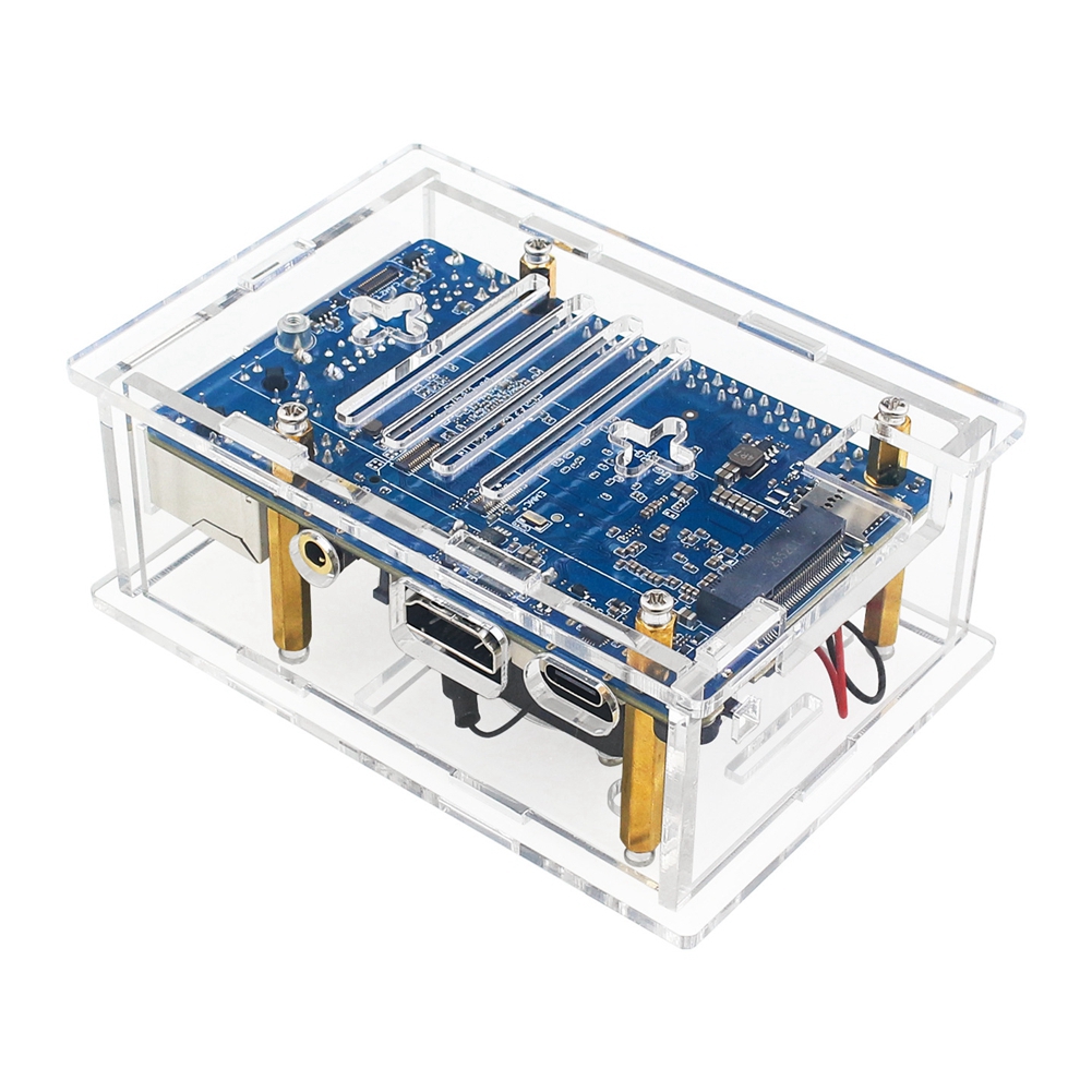 Pi 4 Case - B27B Cooling Fan& Acrylic Protective Case