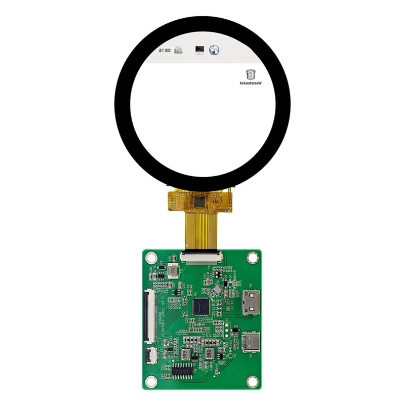 Pi Display - A52T DSI TFT LCD Round Display