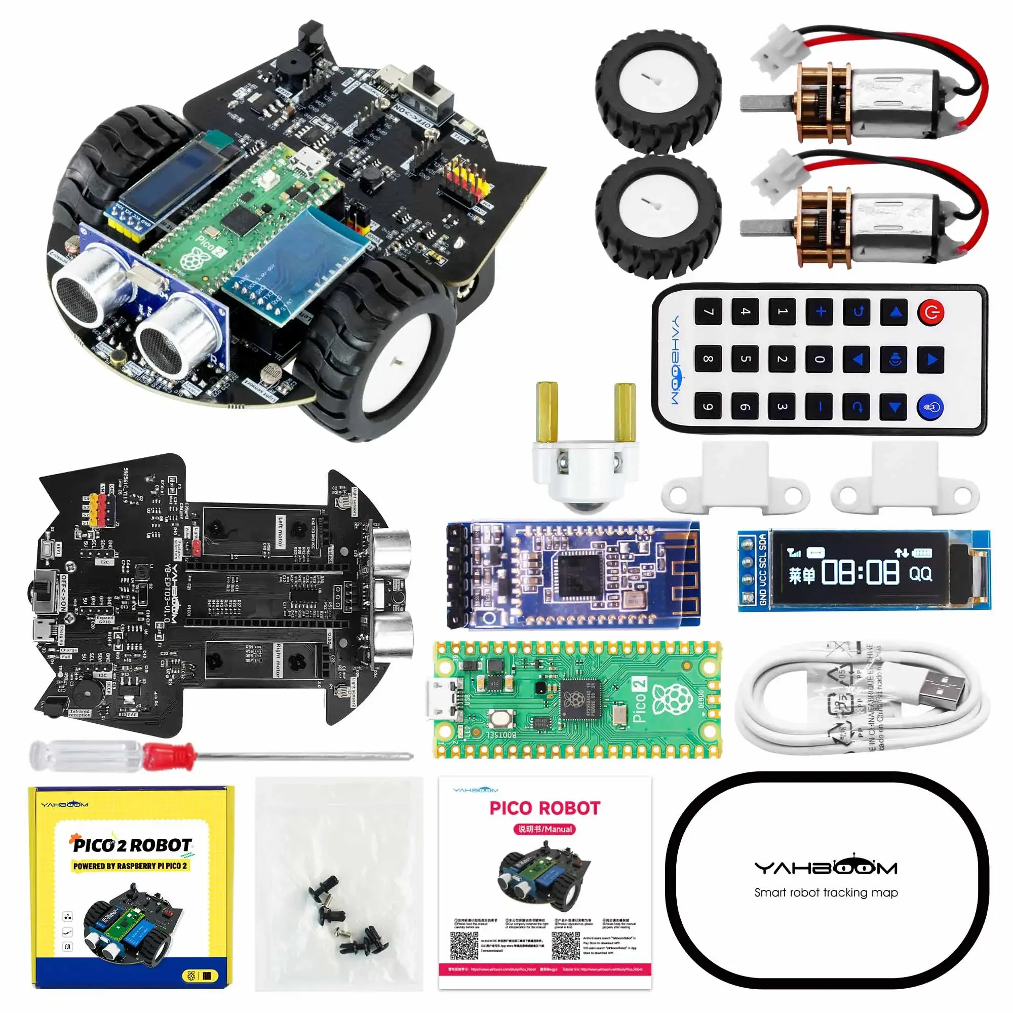 Yahboom Raspberry Pi Pico 2 Ro - огляд і ціна Raspberry Pi Kit