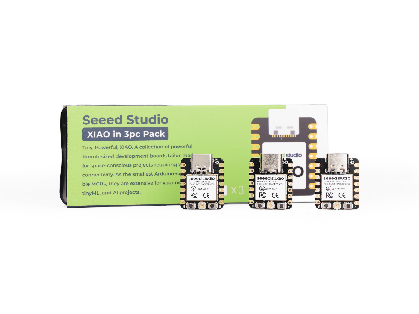 3PCS Pack XIAO ESP32C3 Mini De - огляд і ціна Arduino Kit