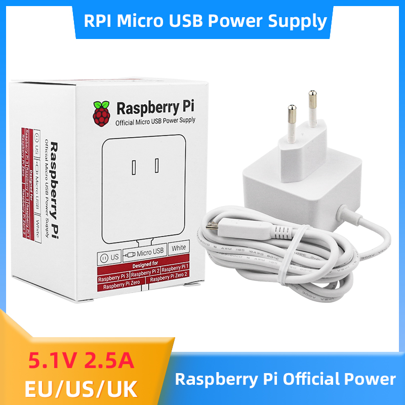 Raspberry Pi Official Power Su - огляд і ціна Pi Power Supply