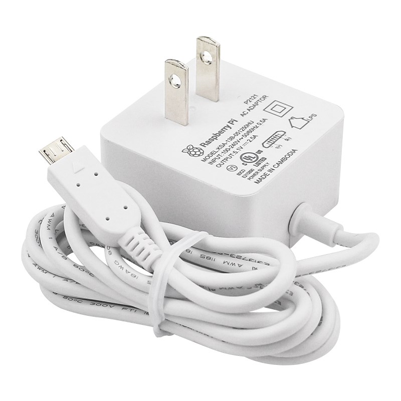 Raspberry Pi Official Power Su - огляд і ціна Pi Power Supply