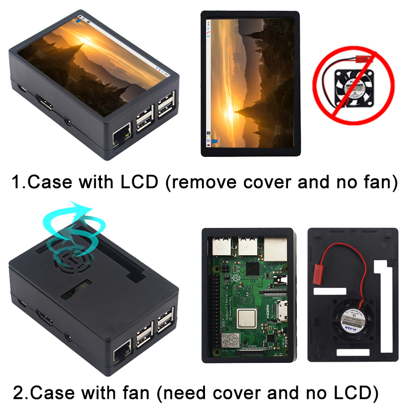 3.5 inch Raspberry Pi 3B/3B+/4 - огляд і ціна Pi 4 Case
