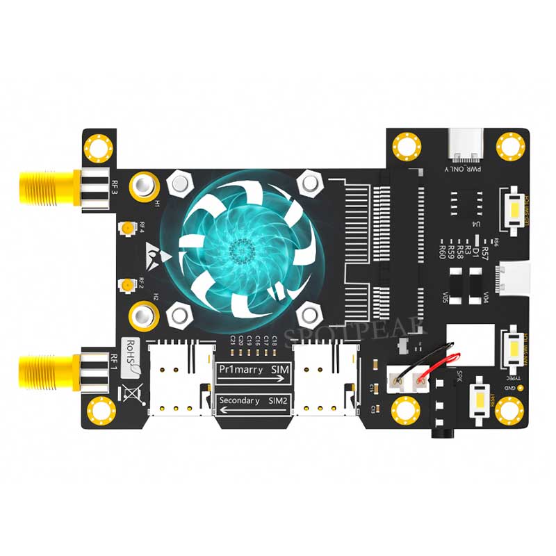 Raspberry Pi 3G/4G & LTE HAT M - огляд і ціна Pi Cooler