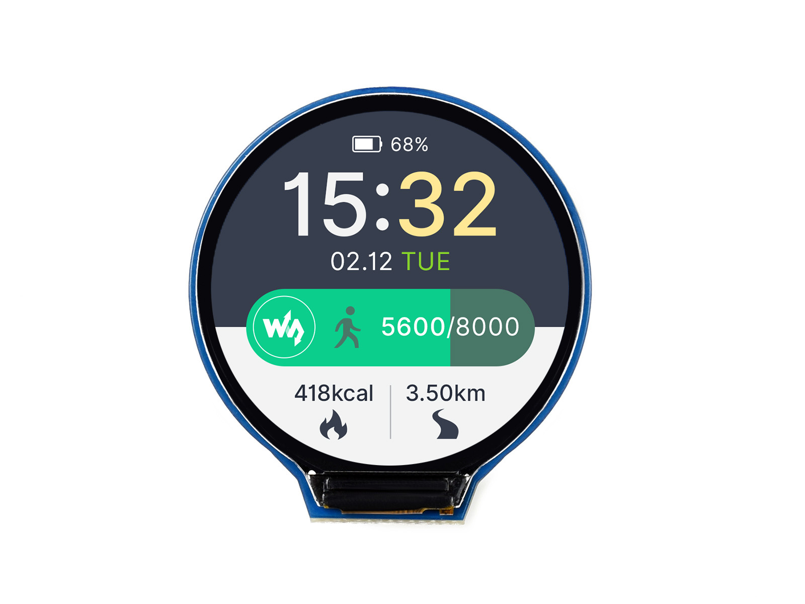 Waveshare 1.28inch Round LCD D - огляд і ціна Pi Display