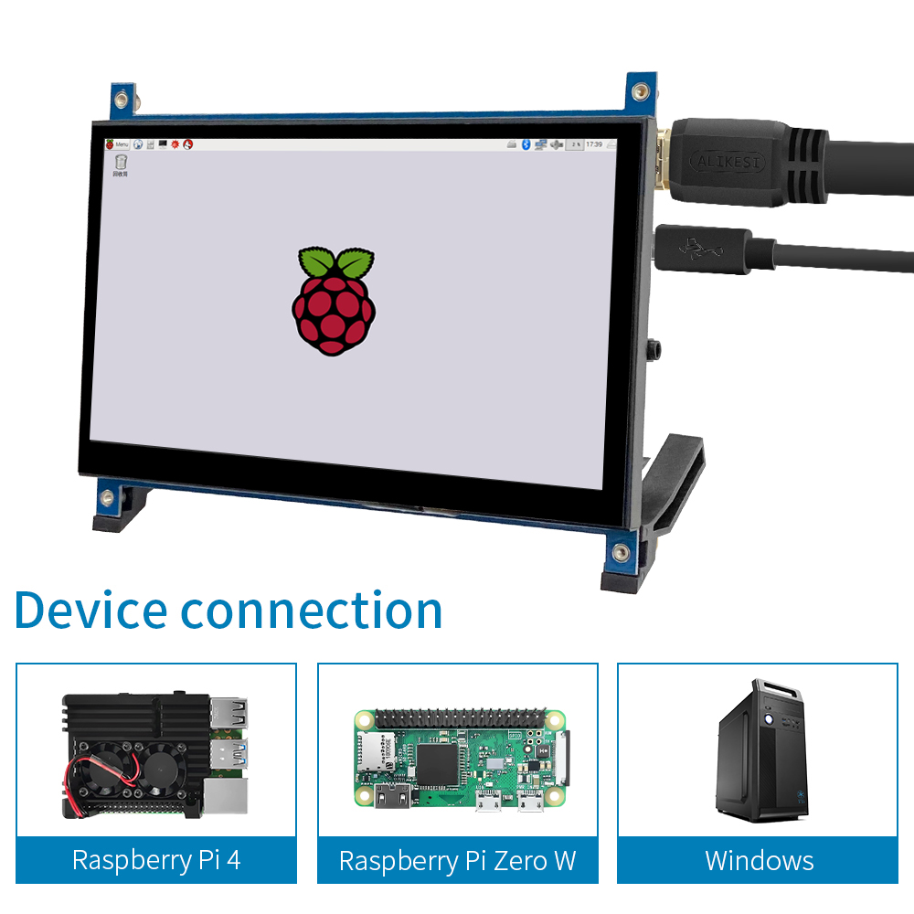 IPS 7Inch HDMI-compatible Moni - огляд і ціна Raspberry Pi 4