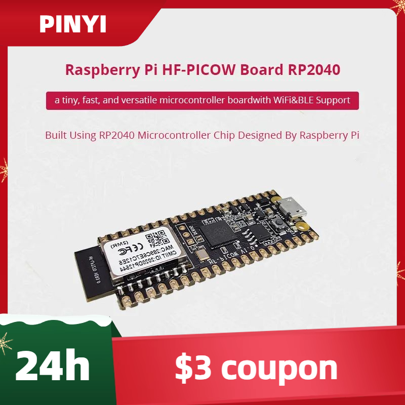 Raspberry Pi HF-PICOW Board RP - огляд і ціна Raspberry Pi Kit