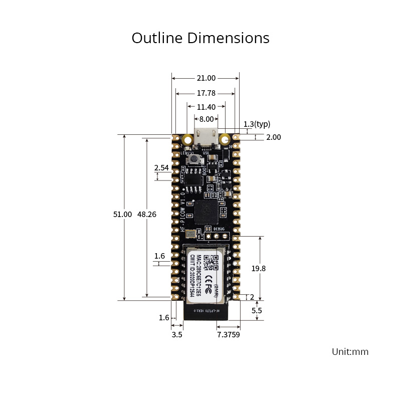 Raspberry Pi HF-PICOW Board RP - огляд і ціна Raspberry Pi Kit