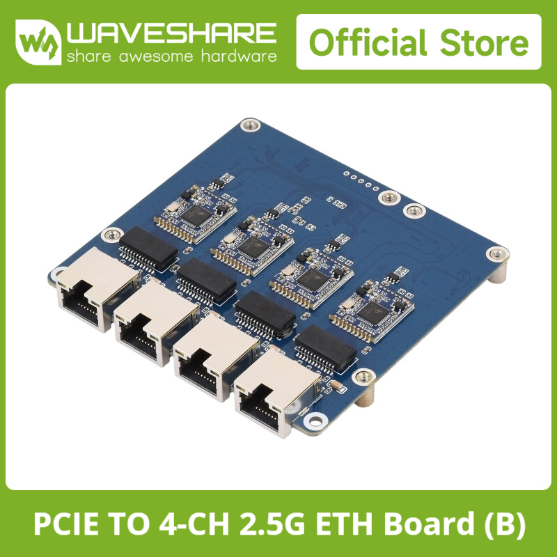 Waveshare PCIe TO 4-Ch Gigabit - огляд і ціна Raspberry Pi 4