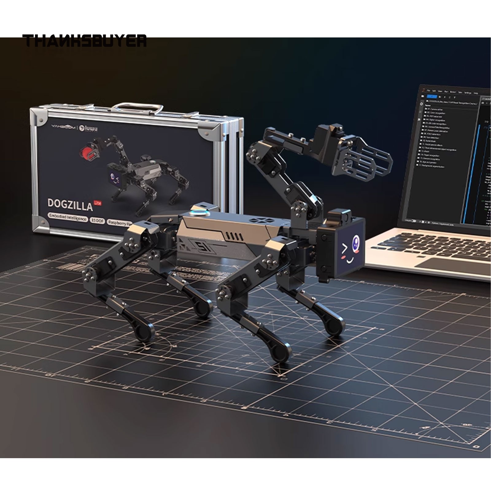 DOGZILLA-Lite 15DOF AI Bionic  - огляд і ціна Raspberry Pi