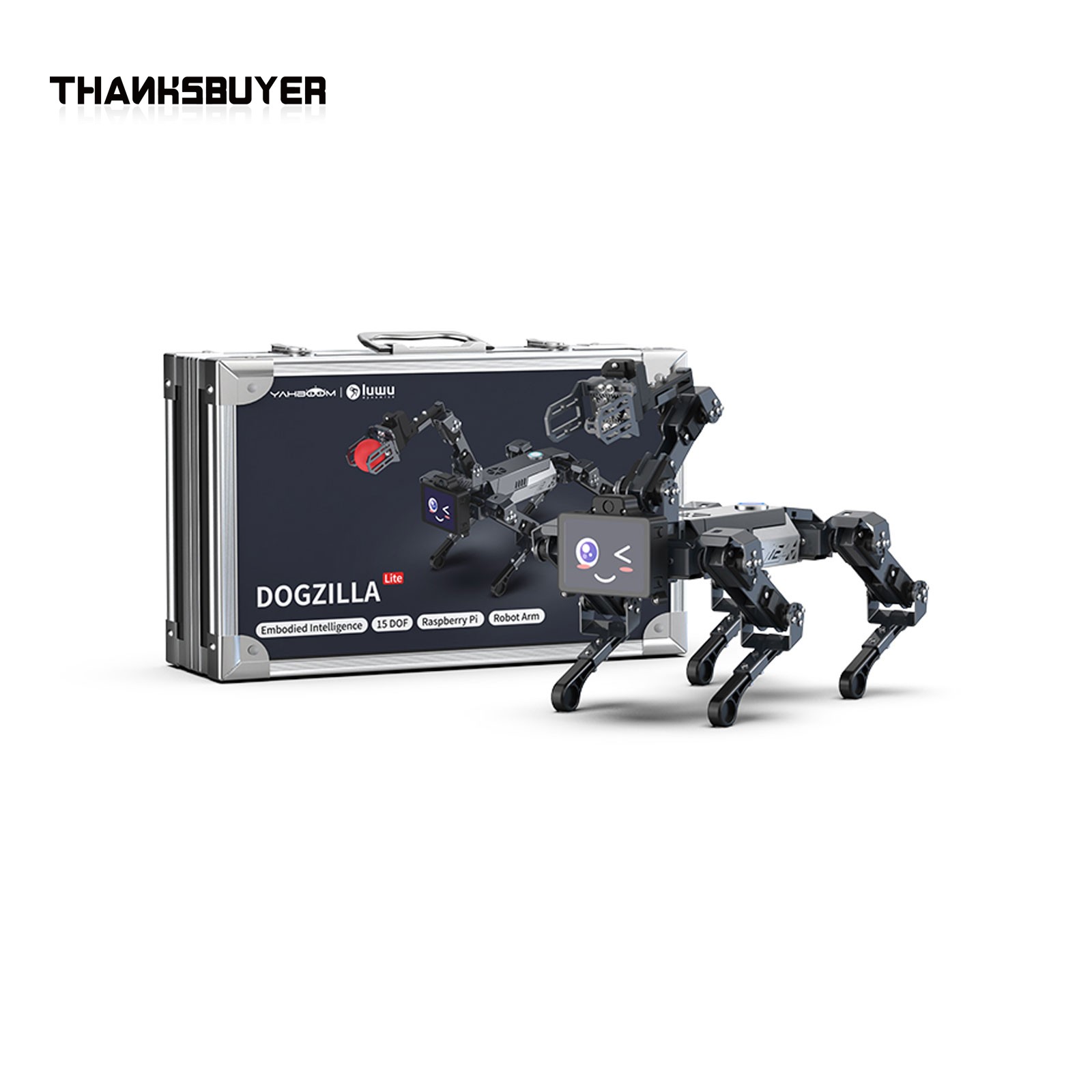 DOGZILLA-Lite 15DOF AI Bionic  - огляд і ціна Raspberry Pi