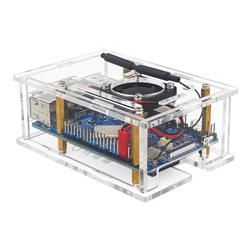 Orange Pi 4A  Acrylic Case Tra - огляд і ціна Pi Cooler