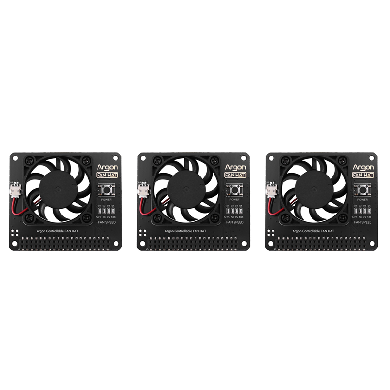 New-3X Argon Fan HAT For Raspb - огляд і ціна Raspberry Pi 4