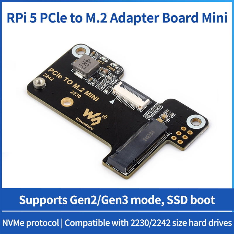 Raspberry Pi 5 PCIe To M.2 Min - огляд і ціна Pi Cooler