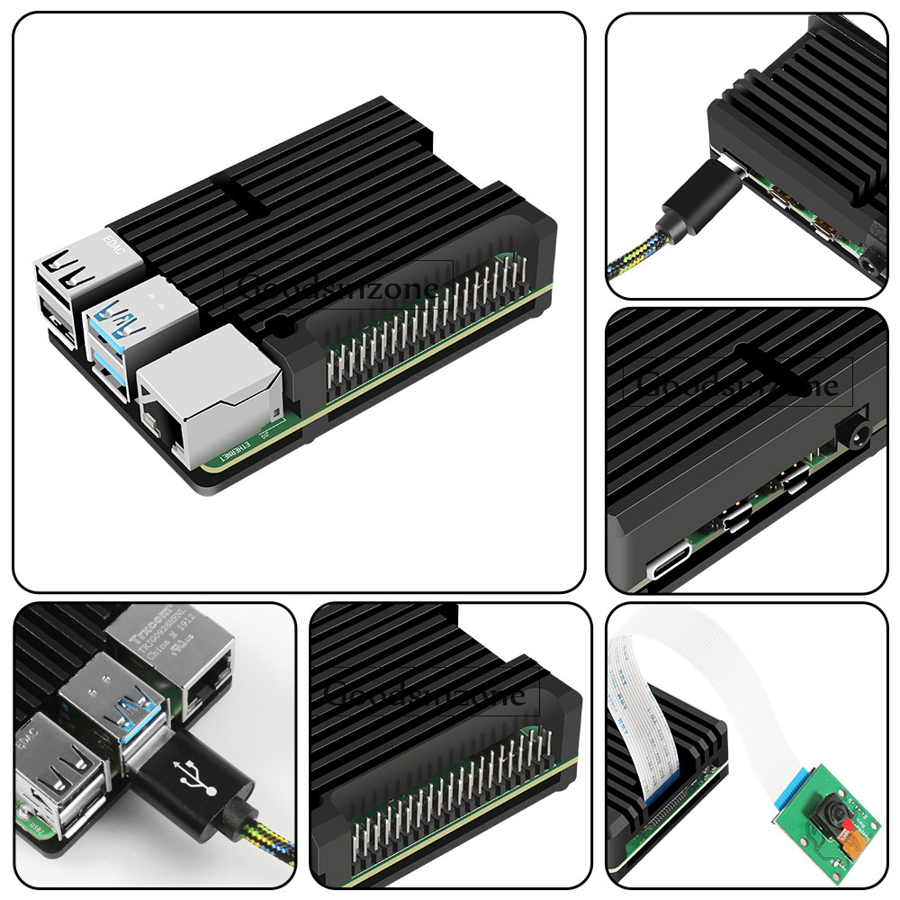 Armor Aluminum Case for Raspbe - огляд і ціна Pi 4 Case