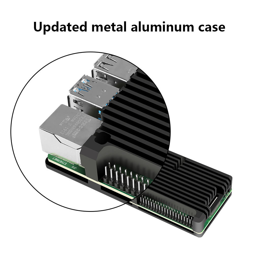 Armor Aluminum Case for Raspbe - огляд і ціна Pi 4 Case
