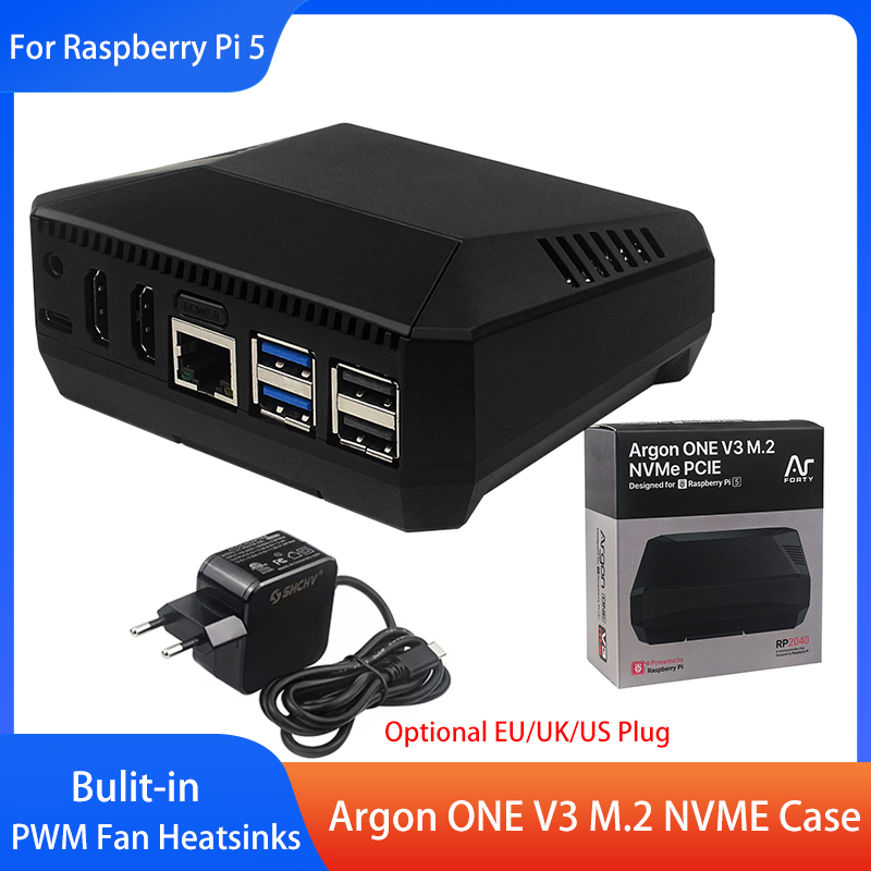 Argon ONE V3 M.2 NVME Case Alu - огляд і ціна Pi Cooler