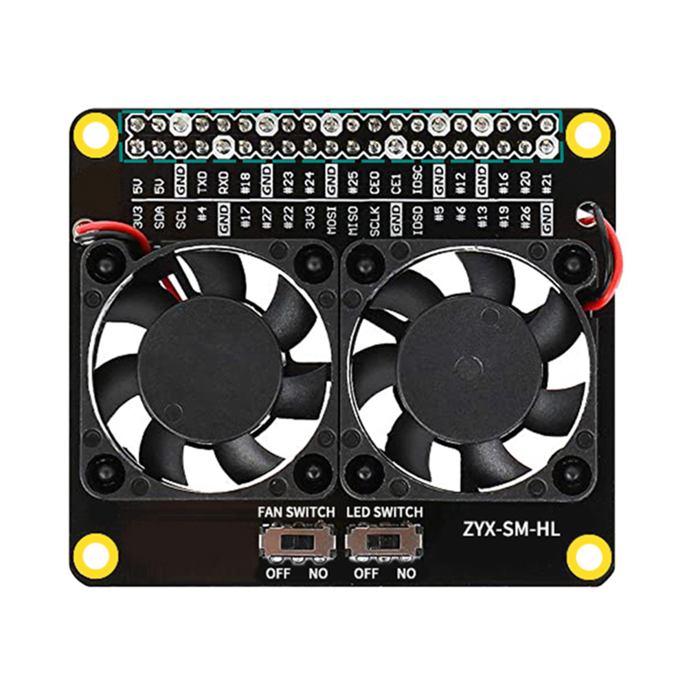 52Pi for Raspberry Pi LED Dual - огляд і ціна Raspberry Pi 4