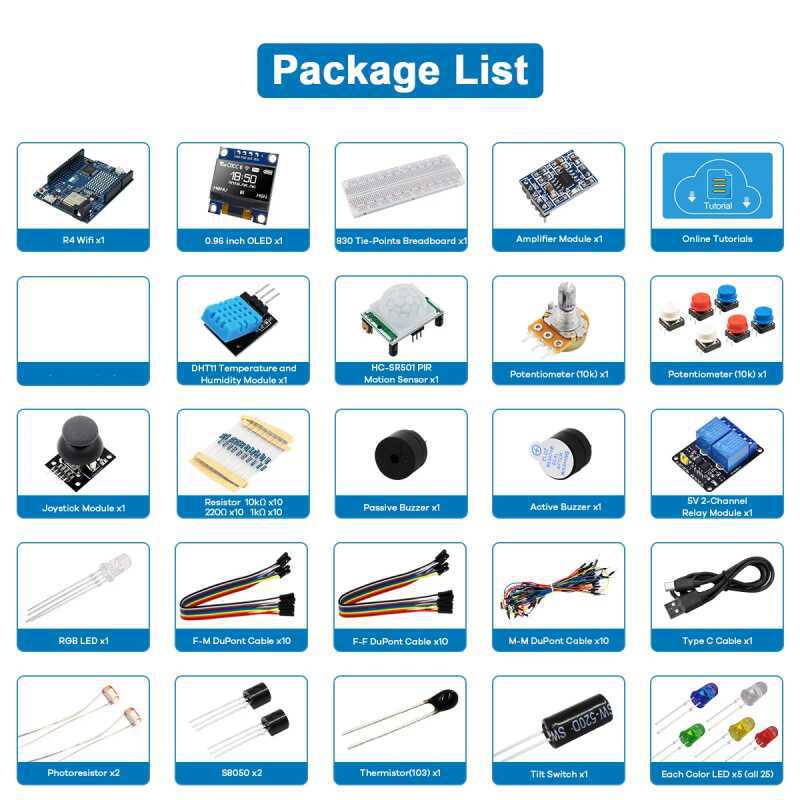 UNO R4 WiFi Compatible Develop - огляд і ціна Arduino Kit