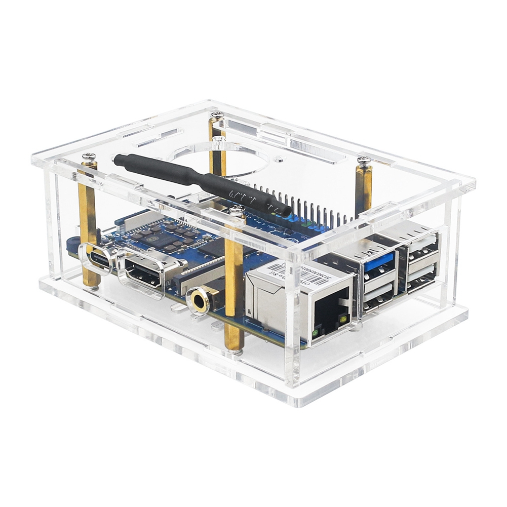 B27B Cooling Fan& Acrylic Prot - огляд і ціна Pi 4 Case