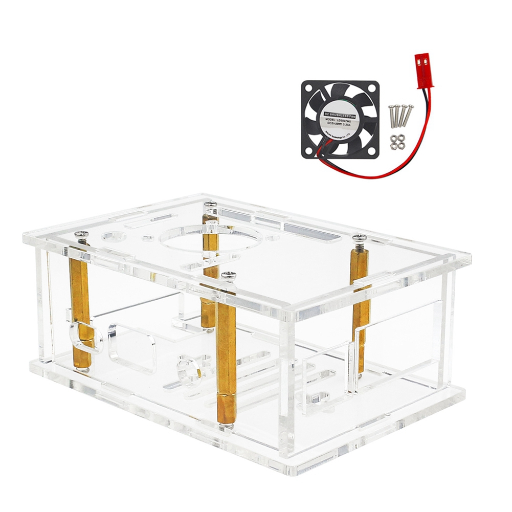 ABFN-Acrylic Case With Cooling - огляд і ціна Pi 4 Case