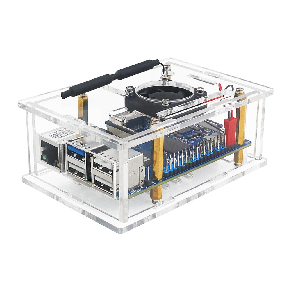 ABFN-Acrylic Case With Cooling - огляд і ціна Pi 4 Case