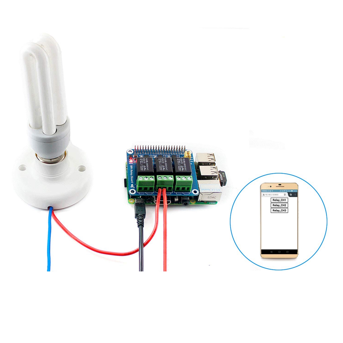 Waveshare 5V 3-Channel Relay M - огляд і ціна Pi Zero