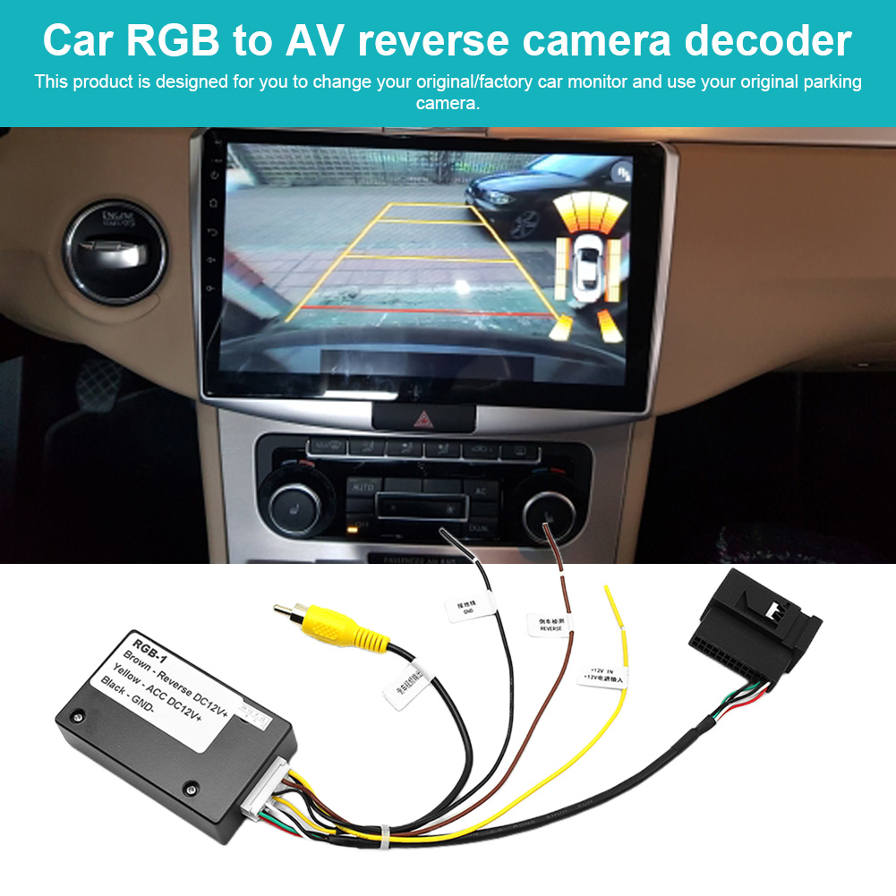12V Car Rear View Camera RGB T - огляд і ціна Pi Camera Cable