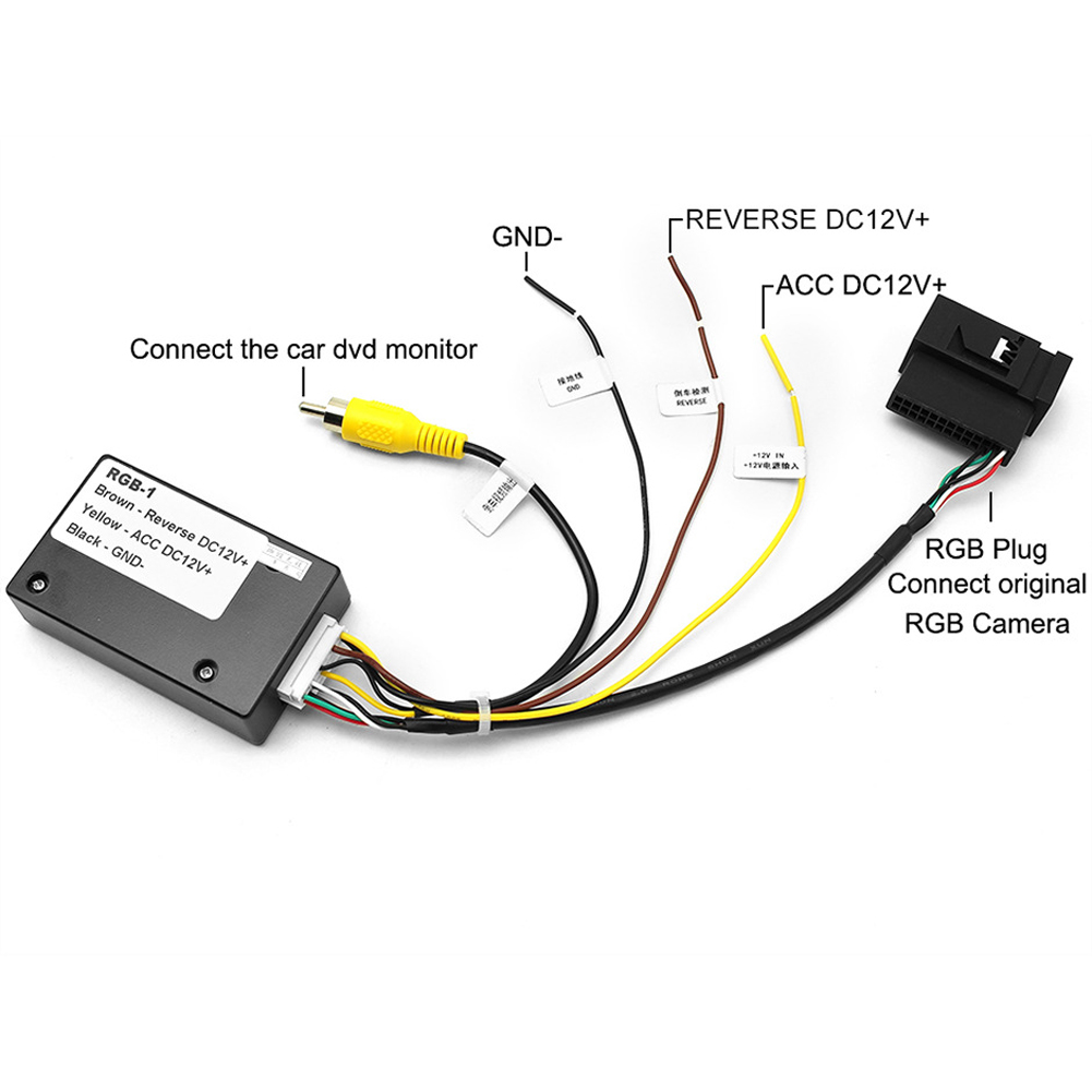 12V Car Rear View Camera RGB T - огляд і ціна Pi Camera Cable
