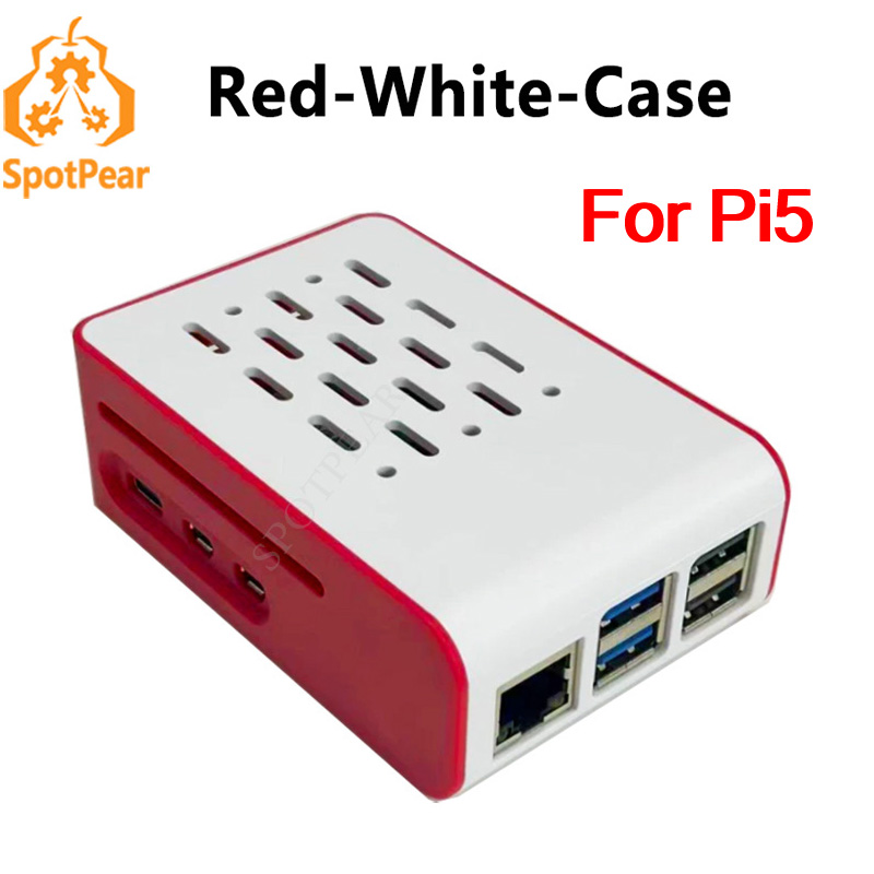 Raspberry Pi 5 Red-White cooli - огляд і ціна Pi 5 Case