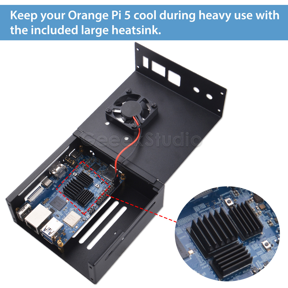 Orange Pi 5/5B Metal Protectiv - огляд і ціна Pi 5 Case