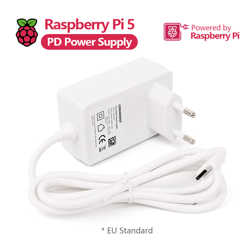 Raspberry Pi 5 PD Power Adapte - огляд і ціна Pi Power Supply
