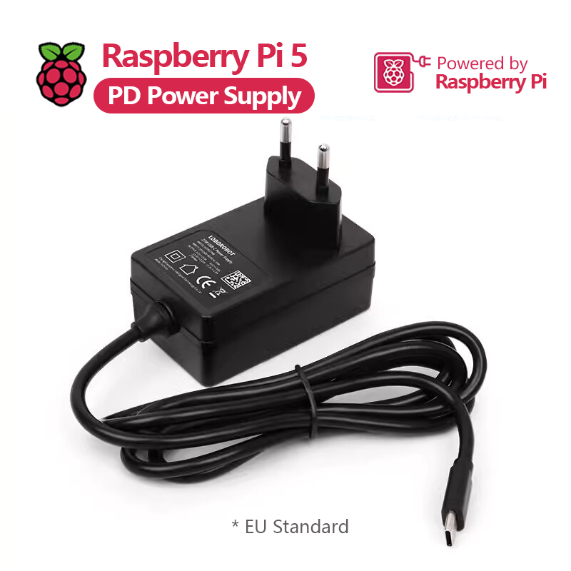 Raspberry Pi 5 PD Power Adapte - огляд і ціна Pi Power Supply