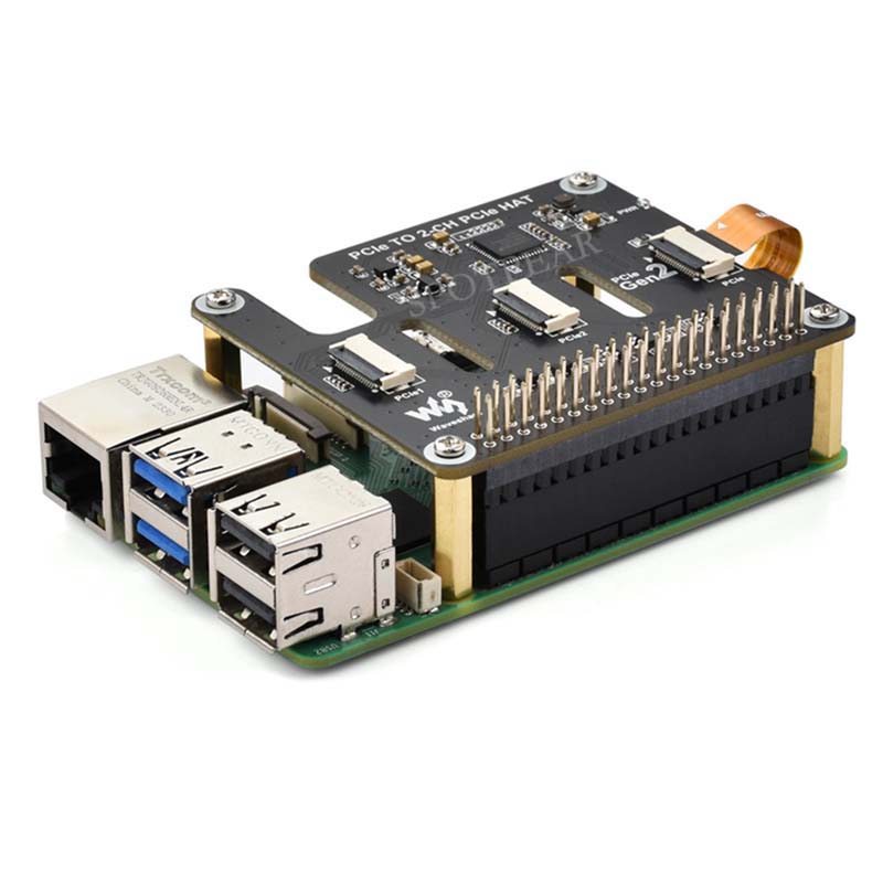 Raspberry Pi 5 PCIe to 2-CH PC - огляд і ціна Pi Cooler