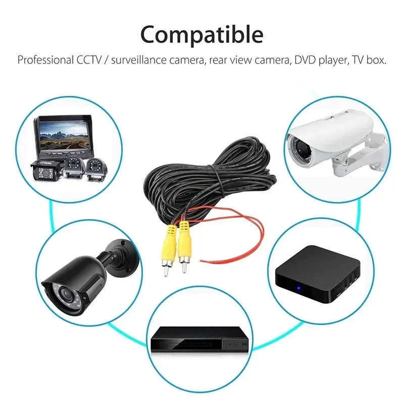 Car Rear View Camera RCA Wire  - огляд і ціна Pi Camera Cable