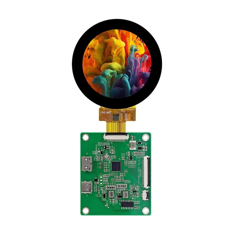 A52T DSI TFT LCD Round Display - огляд і ціна Pi Display