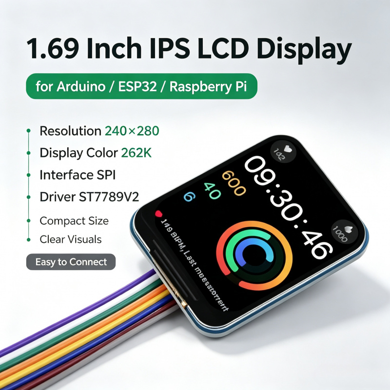1.69 Inch IPS LCD Module ST778 - огляд і ціна Pi Zero