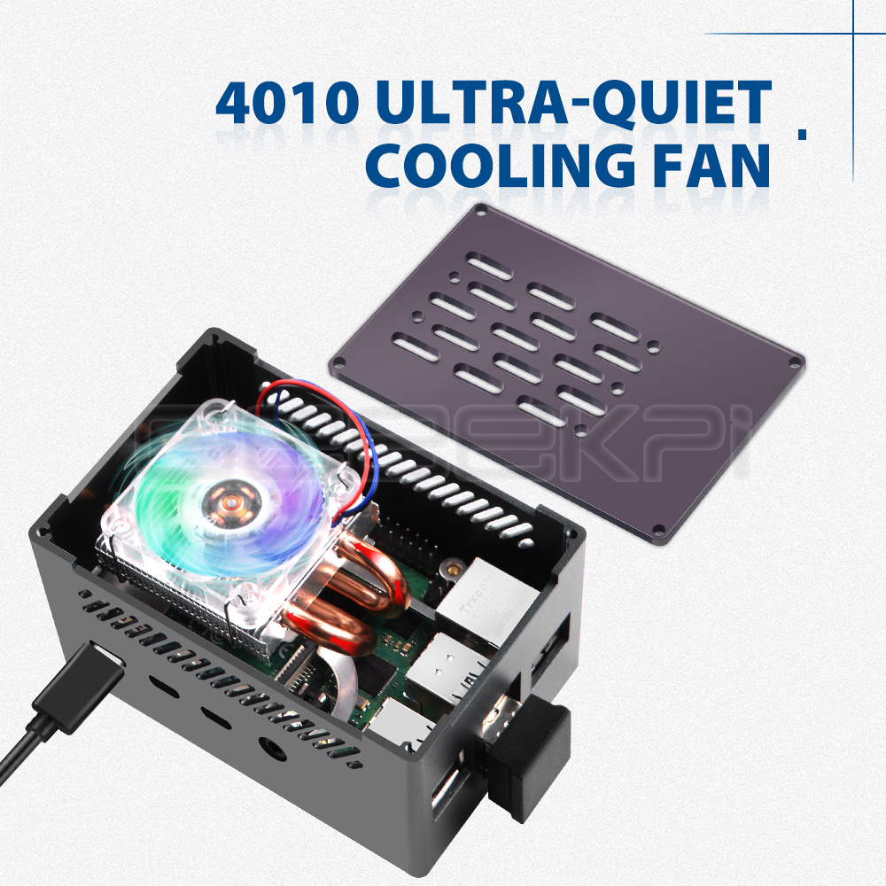 GeeekPi  Aluminum Brick Case B - огляд і ціна Pi Cooler