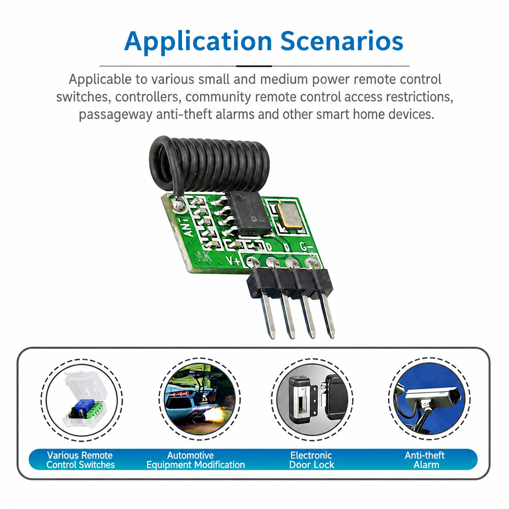 315MHz/433MHz Superheterodyne  - огляд і ціна Arduino Kit