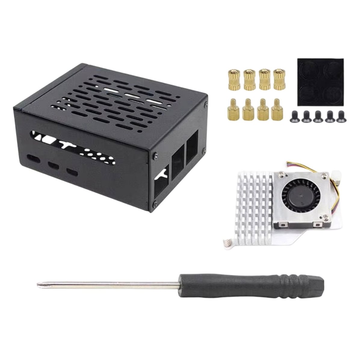 HGHO Metal Case with Cooling F - огляд і ціна Pi 5 Case