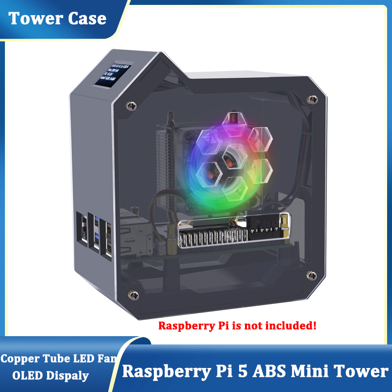 GeeekPi Raspberry Pi 5 ABS Min - огляд і ціна Pi 5 Case