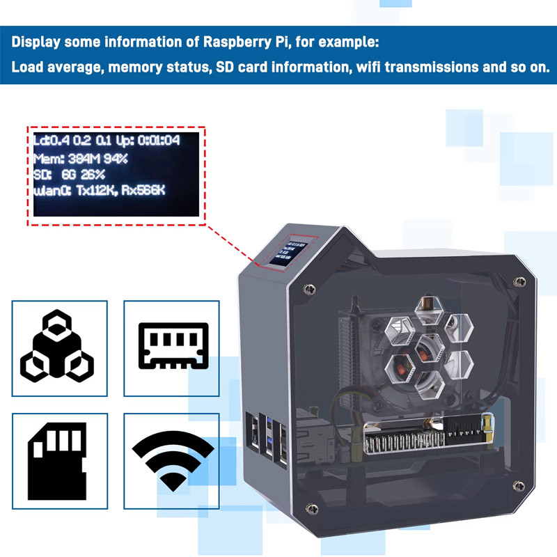 GeeekPi Raspberry Pi 5 ABS Min - огляд і ціна Pi 5 Case
