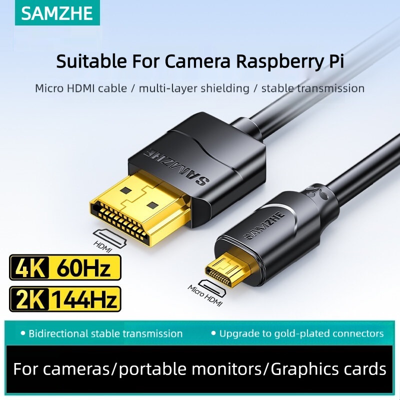 SAMZHE Micro HDMI-Compatible 4 - огляд і ціна Pi Camera Cable