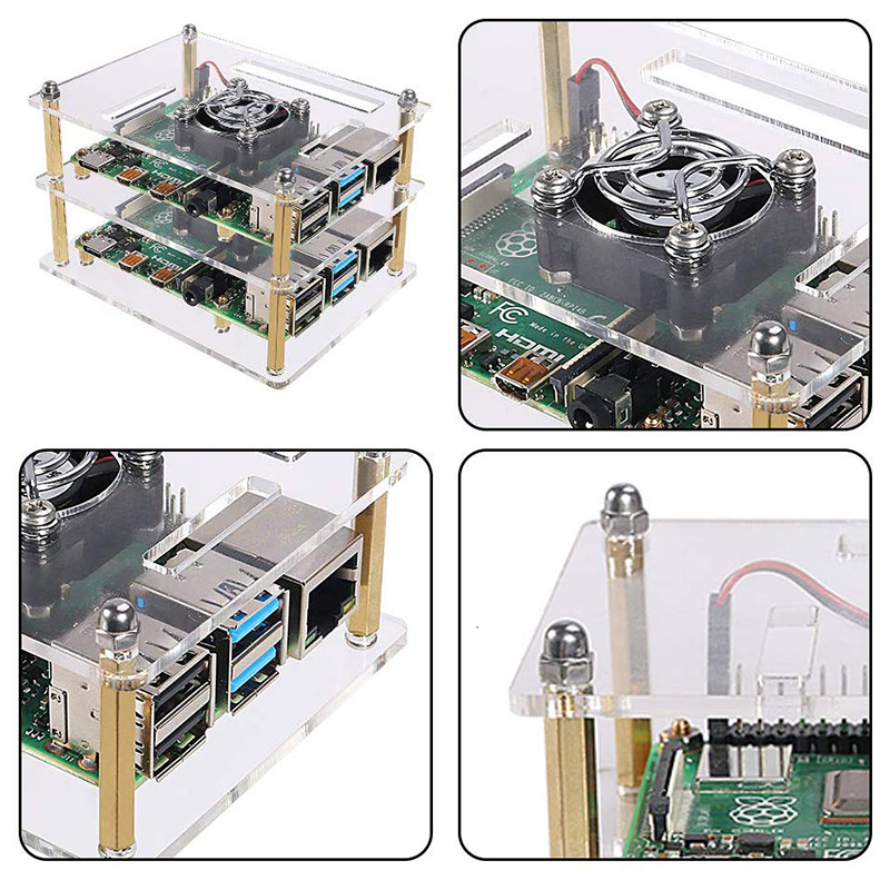 Raspberry Pi 4B 3B 3B+ 2B 15 L - огляд і ціна Pi Cooler