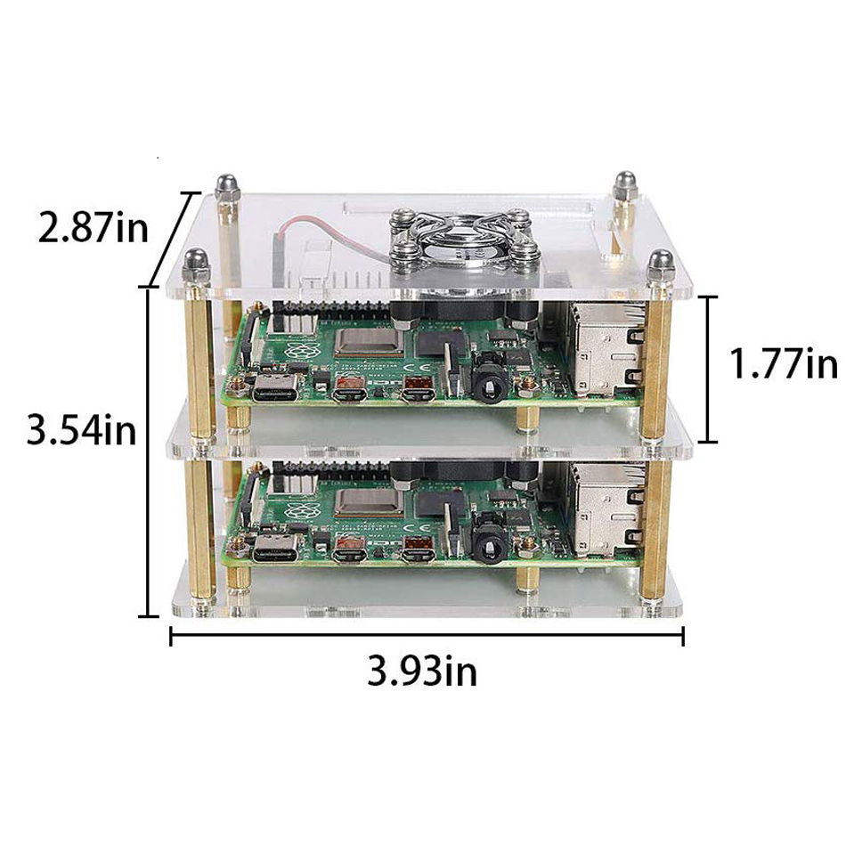 Raspberry Pi 4B 3B 3B+ 2B 15 L - огляд і ціна Pi Cooler