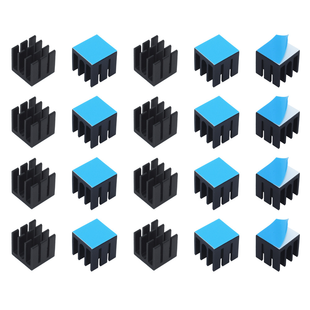 12x12x12mm 50pcs Aluminum Heat - огляд і ціна Pi Cooler