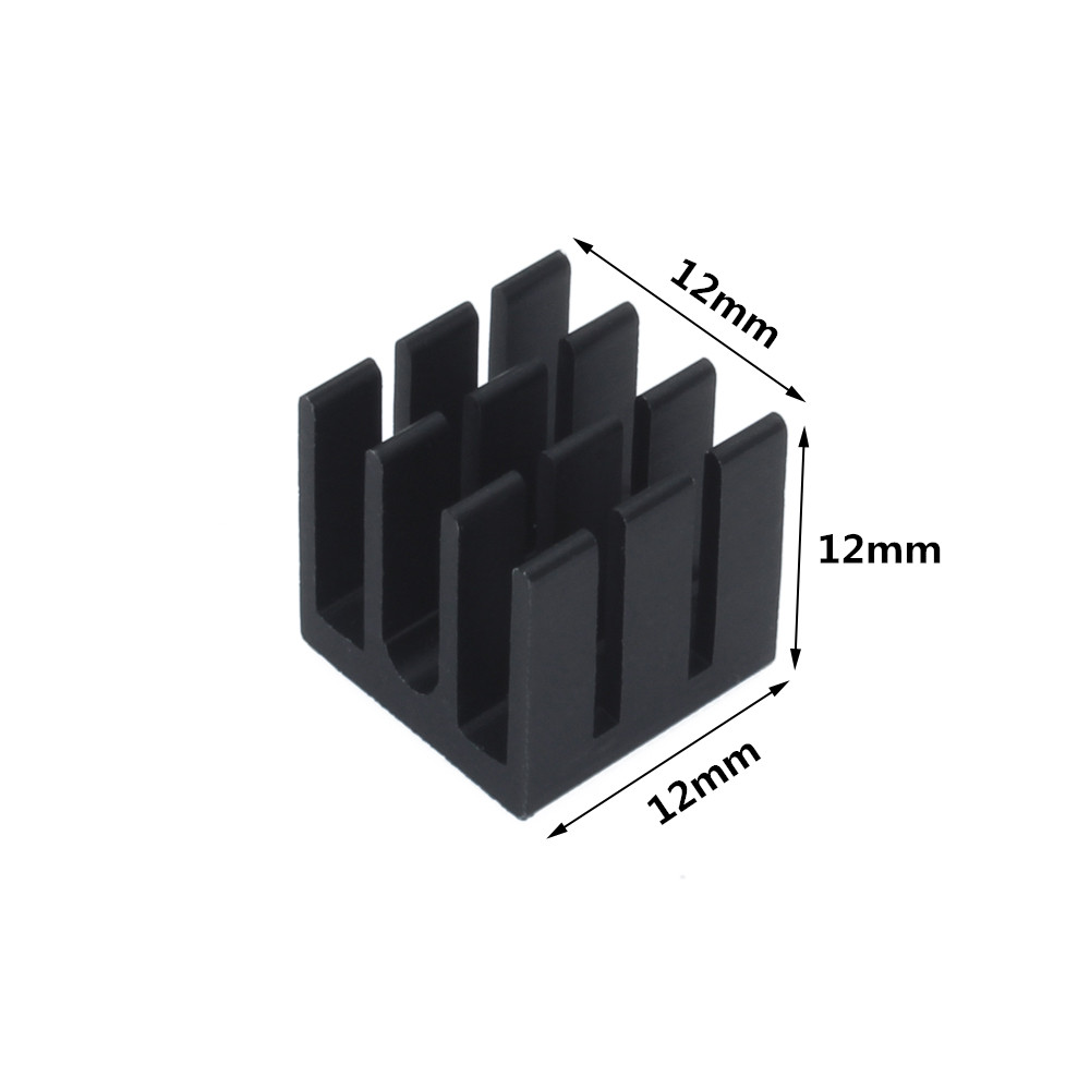 12x12x12mm 50pcs Aluminum Heat - огляд і ціна Pi Cooler