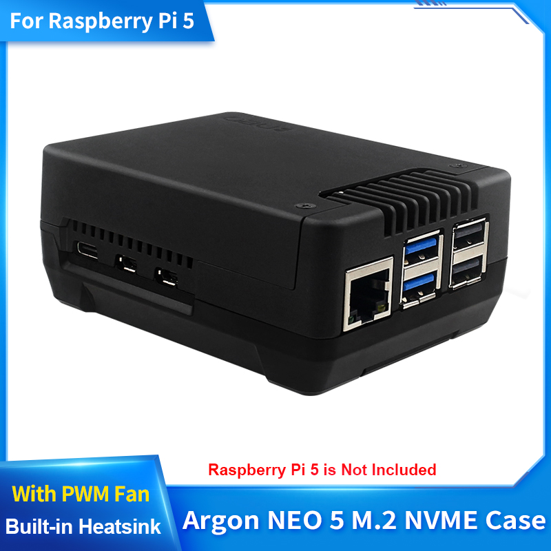 Argon NEO 5 M.2 NVME PCIE Case - огляд і ціна Pi Cooler