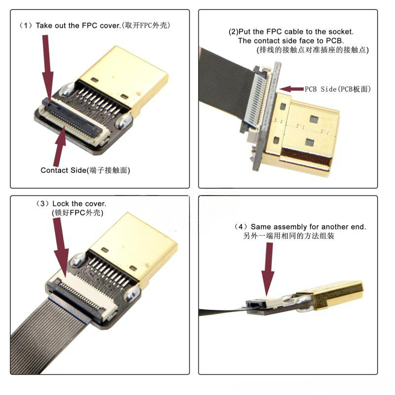 Ribbon FPV HDMI-Compatible Con - огляд і ціна Pi Camera Cable