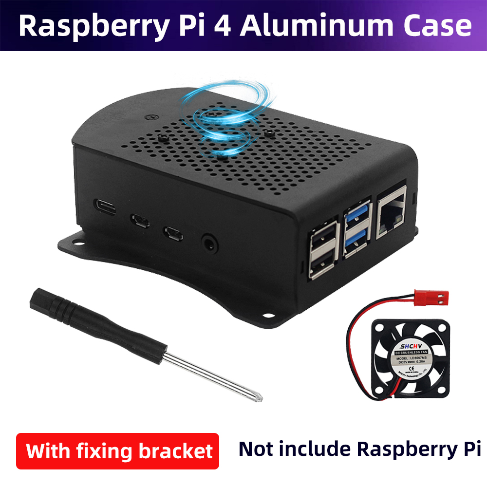 Raspberry Pi 4 Aluminum Alloy  - огляд і ціна Pi 4 Case